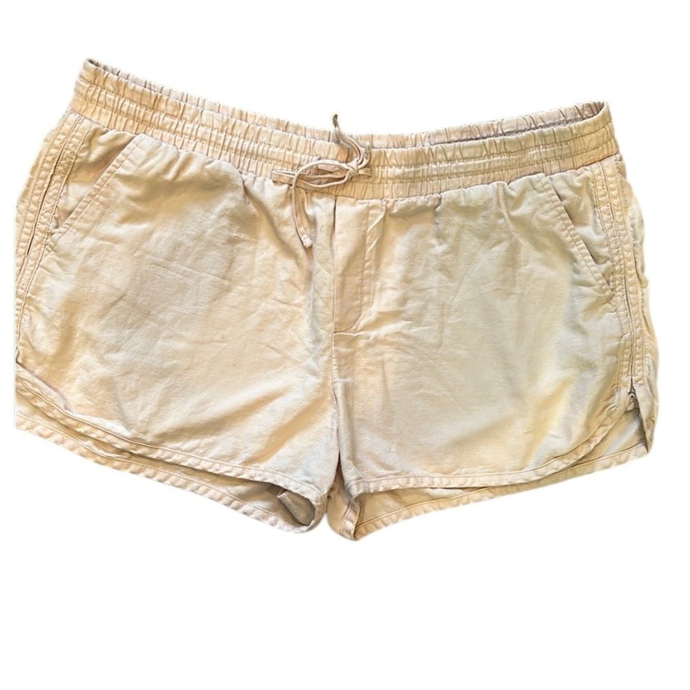 Gap factory cotton, linen, drawstring, shorts size extra large